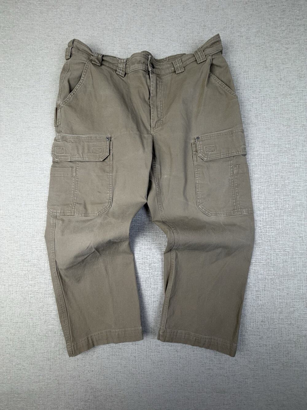 Duluth Trading Flex Fire Hose Men’s 40x26 Khaki Cargo Work Pants